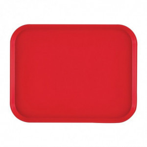Pravokotni pladenj iz polipropilena za hitro prehrano, rdeč 410mm - Cambro - Fourniresto
