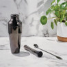 Pilon iz nerjavečega jekla s sivim titanovim silikonskim koncem Ø 34 mm - Olympia - Fourniresto