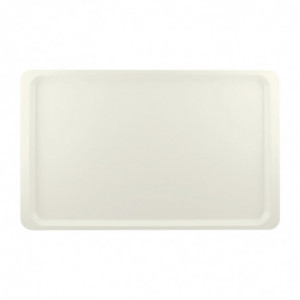 Pladenj za serviranje iz poliestra GN1/1 530x325mm Biser bel - Roltex - Fourniresto