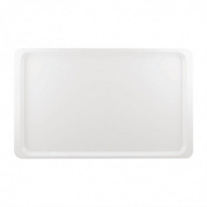 Pladenj za serviranje iz poliestra GN1/1 530x325mm bel - Roltex - Fourniresto