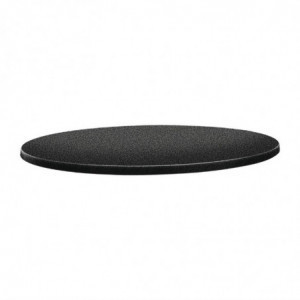 Miza Classic Line Anthracite s krožno ploščo - Ø 800mm - Topalit