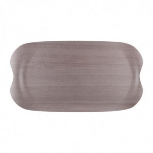 Pladen za serviranje Wave 43x23cm Siva žila - Roltex - Fourniresto