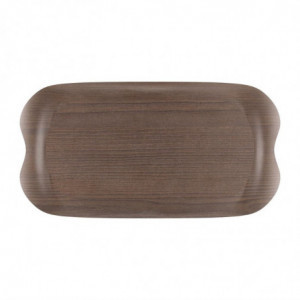 Pladenj za serviranje Wave 43x23cm Palisander žilast - Roltex - Fourniresto