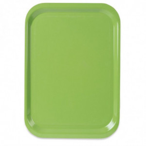 Pladen za serviranje iz poliestra trapez GN 500x325mm zelen - Roltex - Fourniresto