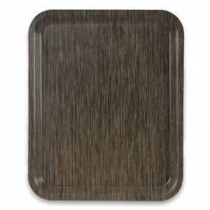 Pladenj za strežbo iz melamina 265x325mm Wengé - Roltex - Fourniresto