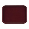 Pravokotni protizdrsni pladenj iz steklenih vlaken EpicTread Bordeaux 350mm - Cambro - Fourniresto