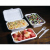 Posode iz kompostabilne bagase - L 215 mm - Paket 50 - Fiesta Green