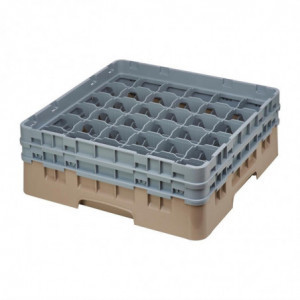 Omarica za kozarce s 36 predelki Camrack bež - Š 500 x G 500 mm - Cambro