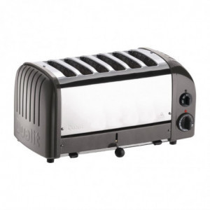 Toaster 6 rezin Antracit - Dualit