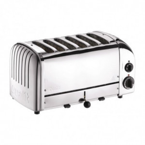 Toaster 6 rezin iz nerjavečega jekla - Dualit