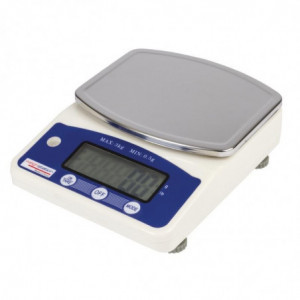 Elektronska tehtnica s ploščo - 3 kg - FourniResto - Fourniresto