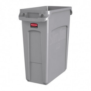 Zbiralec Slim Jim iz plastike - 60L - Rubbermaid