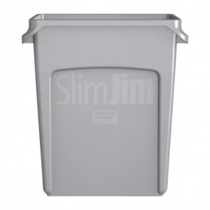 Zbiralec Slim Jim iz plastike - 60L - Rubbermaid