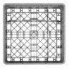 Omarica za kozarce z 16 predelki - 500 x 500 mm - Vogue