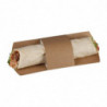 Etui za kompostabilne tortilje Kraft - paket 1000 - Colpac