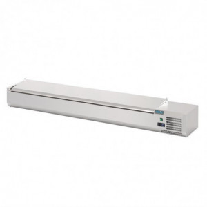 Salad bar za postavitev s pokrovom serija G - 10 x GN 1/4 - Polar