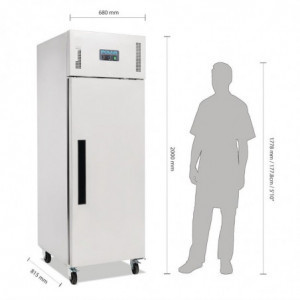 Pozitivna hladilna omara GN 1 vrata serija G - 600 L - Polar