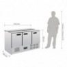 Hladilna vitrina za solate serija G - 368L - Polar - Fourniresto