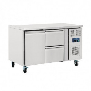 Hladilna miza 1 vrata 2 predala - 228 L - Polar - Fourniresto