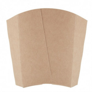 Škatle za srednje velike kompostabilne kraft papirnate posode za pomfri - Paket 1000 - Colpac - Fourniresto