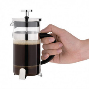 Cafetiera s potisnim mehanizmom iz nerjavečega jekla, 3 skodelice - 350 ml - Olympia