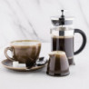 Cafetiera s potisnim mehanizmom iz nerjavečega jekla, 3 skodelice - 350 ml - Olympia