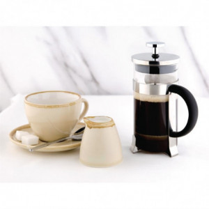 Cafetiera s potisnim mehanizmom iz nerjavečega jekla, 3 skodelice - 350 ml - Olympia