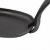 Litoželezna ovalna posoda 240x140mm - Olympia - Fourniresto