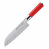 Nož Santoku z vdolbinami Red Spirit - 180mm - Dick