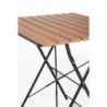 Mizica bistro kvadratna iz umetnega lesa - 600mm - Bolero - Fourniresto