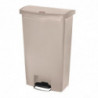 Koš za smeti s pedalom Slim Jim Beige - 68L - Rubbermaid