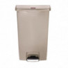 Koš za smeti s pedalom Slim Jim Beige - 68L - Rubbermaid