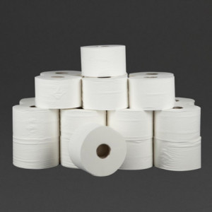 Roloji toaletnega papirja Micro Double - paket 24 - Jantex