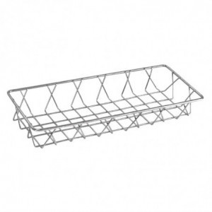 Kovinska predstavitvena košara 350 x 150 x 50mm - Olympia - Fourniresto