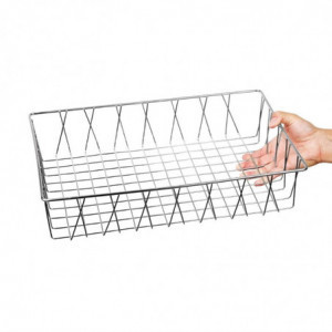 Kovinska predstavitvena košara 450 x 300 x 100mm - Olympia - Fourniresto