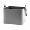 Kovinska siva miza - 180x155x135mm - Olympia - Fourniresto