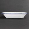 Servirna posoda iz emajliranega jekla 280x190x55mm - Komplet 6 - Olympia - Fourniresto