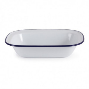 Servirna posoda iz emajliranega jekla 280x190x55mm - Komplet 6 - Olympia - Fourniresto
