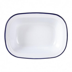 Servirna posoda iz emajliranega jekla 280x190x55mm - Komplet 6 - Olympia - Fourniresto