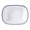 Servirna posoda iz emajliranega jekla 280x190x55mm - Komplet 6 - Olympia - Fourniresto