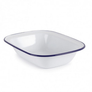 Servirna posoda iz emajliranega jekla 280x190x55mm - Komplet 6 - Olympia - Fourniresto