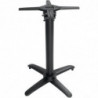 Nihajoča aluminijasta črna miza - Š 480mm - Bolero
