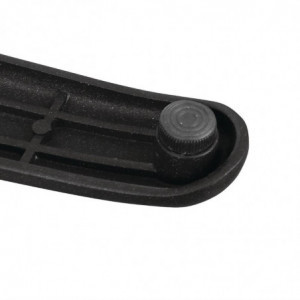 Nihajoča aluminijasta črna miza - Š 480mm - Bolero