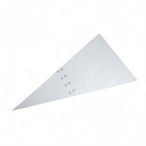 Vrečke za brizgalne vrečke, bela barva, 470mm - Schneider - Fourniresto