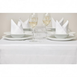 Bela satenasta prtačka - 1370 x 1780 mm - Mitre Luxury - Fourniresto