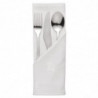 Beli bombažni prtički 550 x 550mm - Komplet 10 kosov - Mitre Luxury - Fourniresto