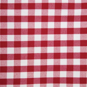 Pravokotna prta s rdečimi karirastimi vzorci iz poliestra 890 x 890 mm - Mitre Essentials - Fourniresto