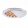 Servirni pladenj ovalen inox - 450mm - Olympia - Fourniresto