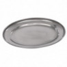 Servirni pladenj ovalen inox - 450mm - Olympia - Fourniresto