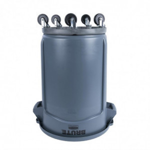 Zbiralec surovega materiala sivo- 121,1 L - Rubbermaid